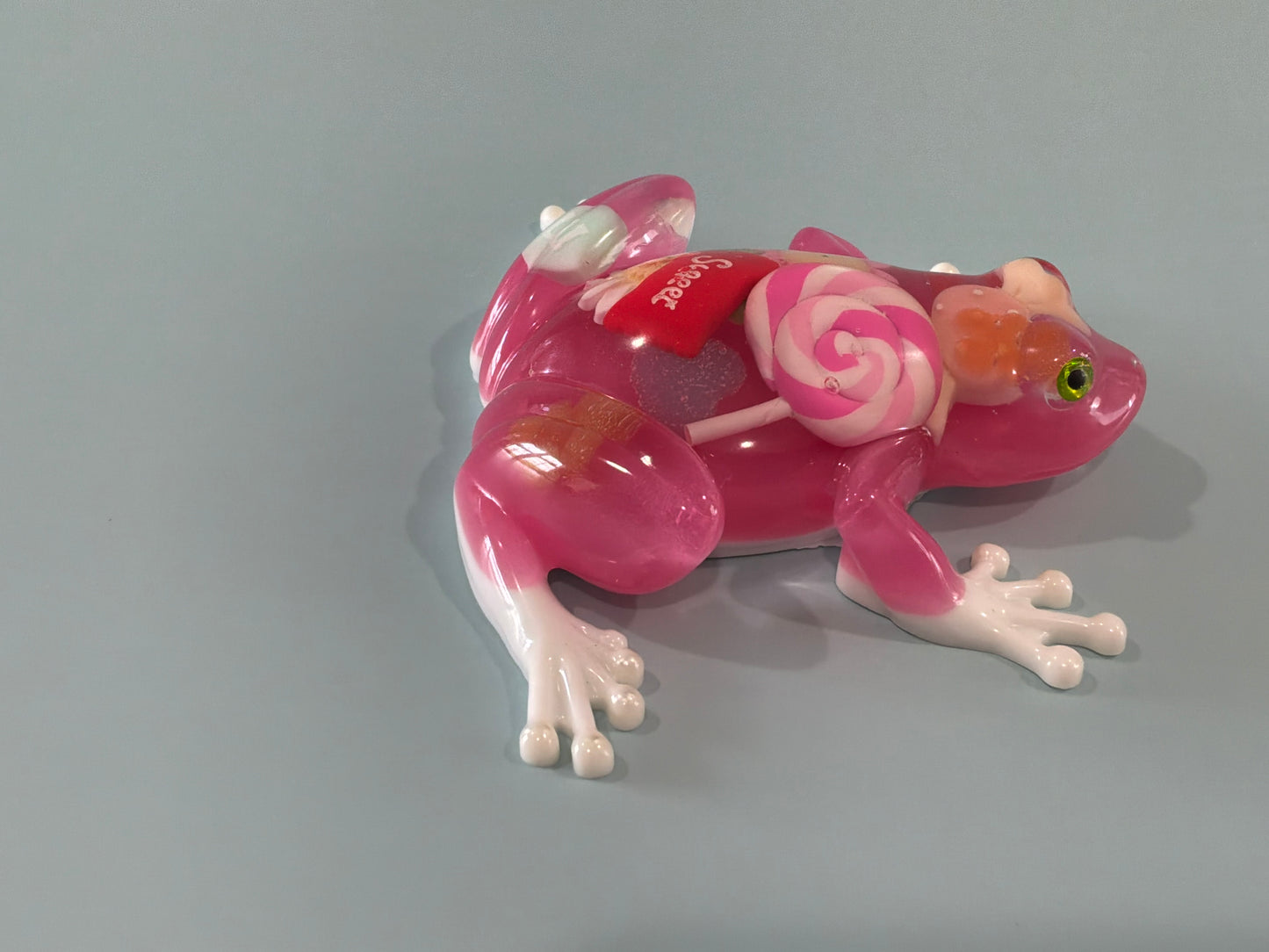 Acrylic Resin Art Frog | Decorative Paperweight