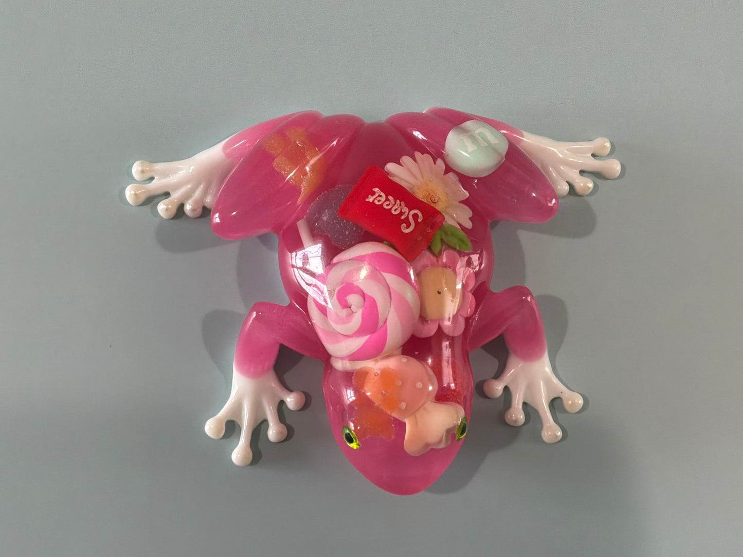 Acrylic Resin Art Frog | Decorative Paperweight