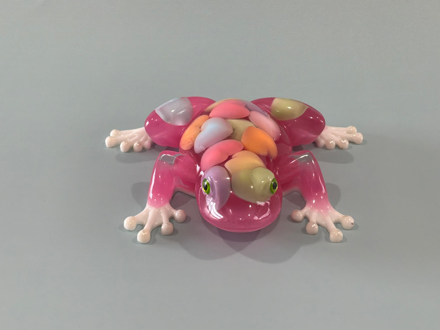 Acrylic Resin Art Frog | Decorative Paperweight