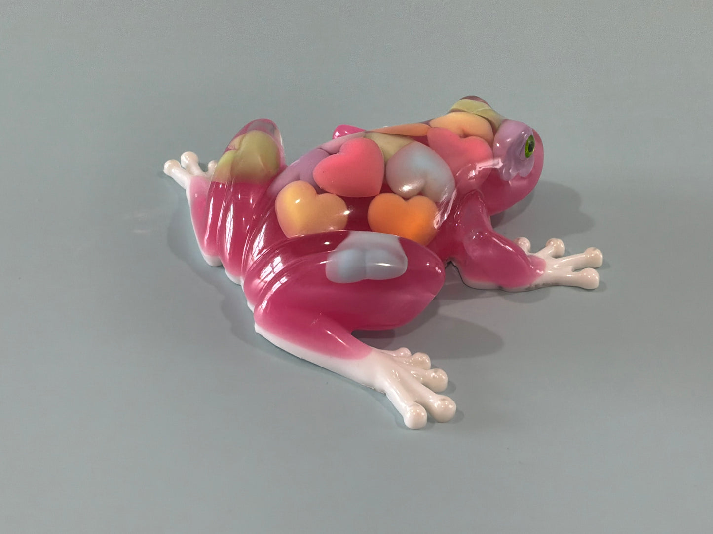 Acrylic Resin Art Frog | Decorative Paperweight