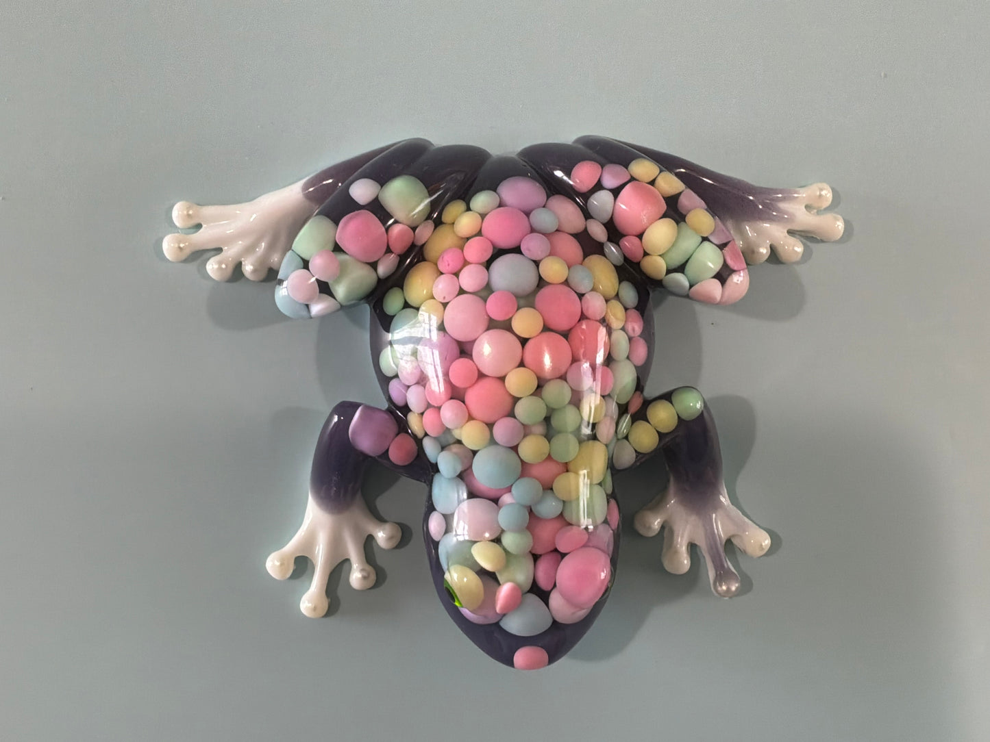 Acrylic Resin Art Frog | Decorative Paperweight