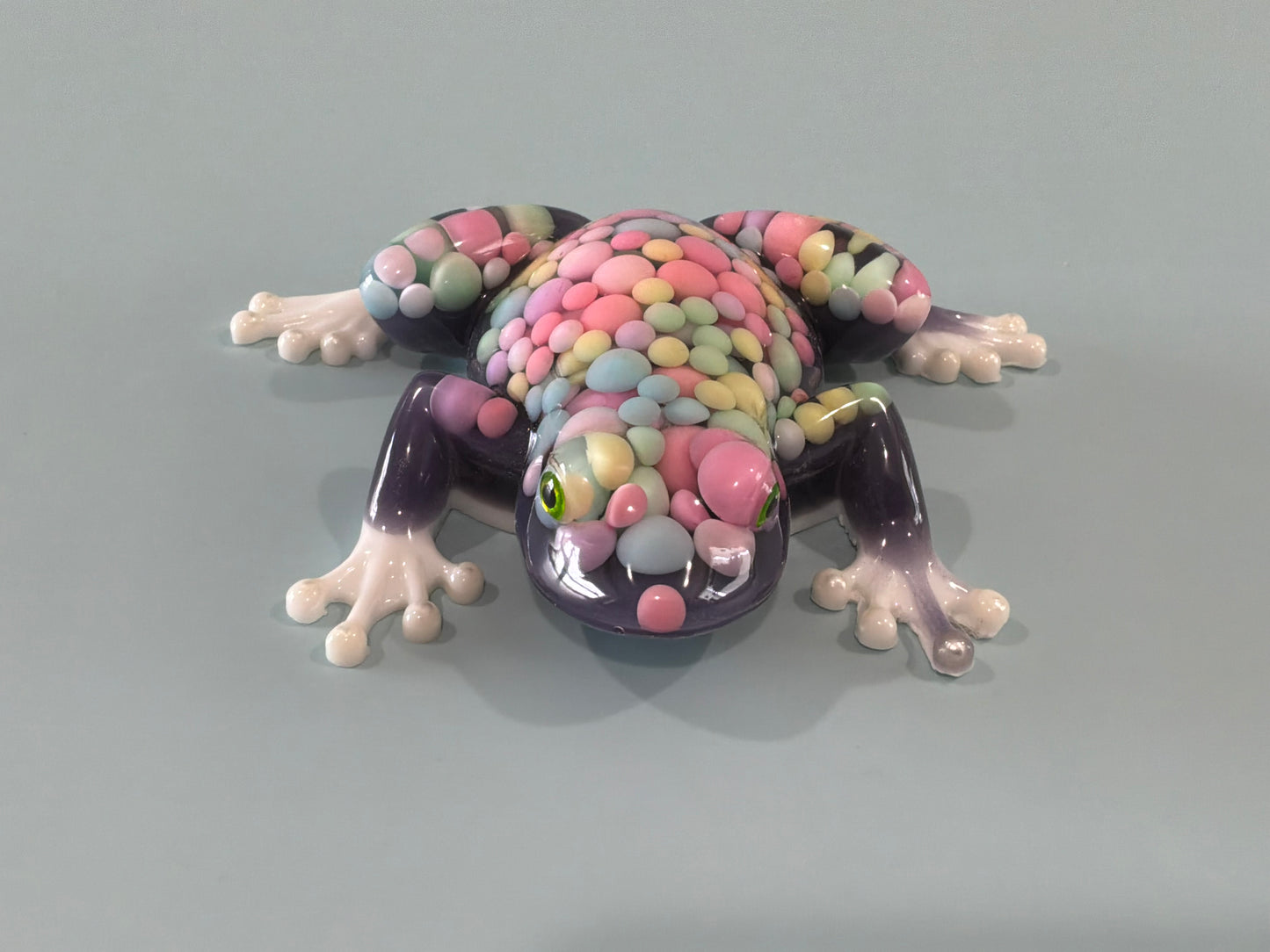 Acrylic Resin Art Frog | Decorative Paperweight