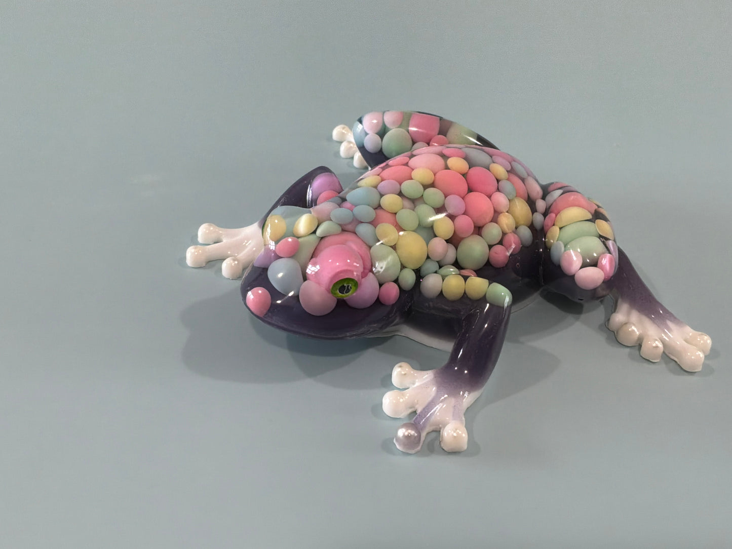 Acrylic Resin Art Frog | Decorative Paperweight