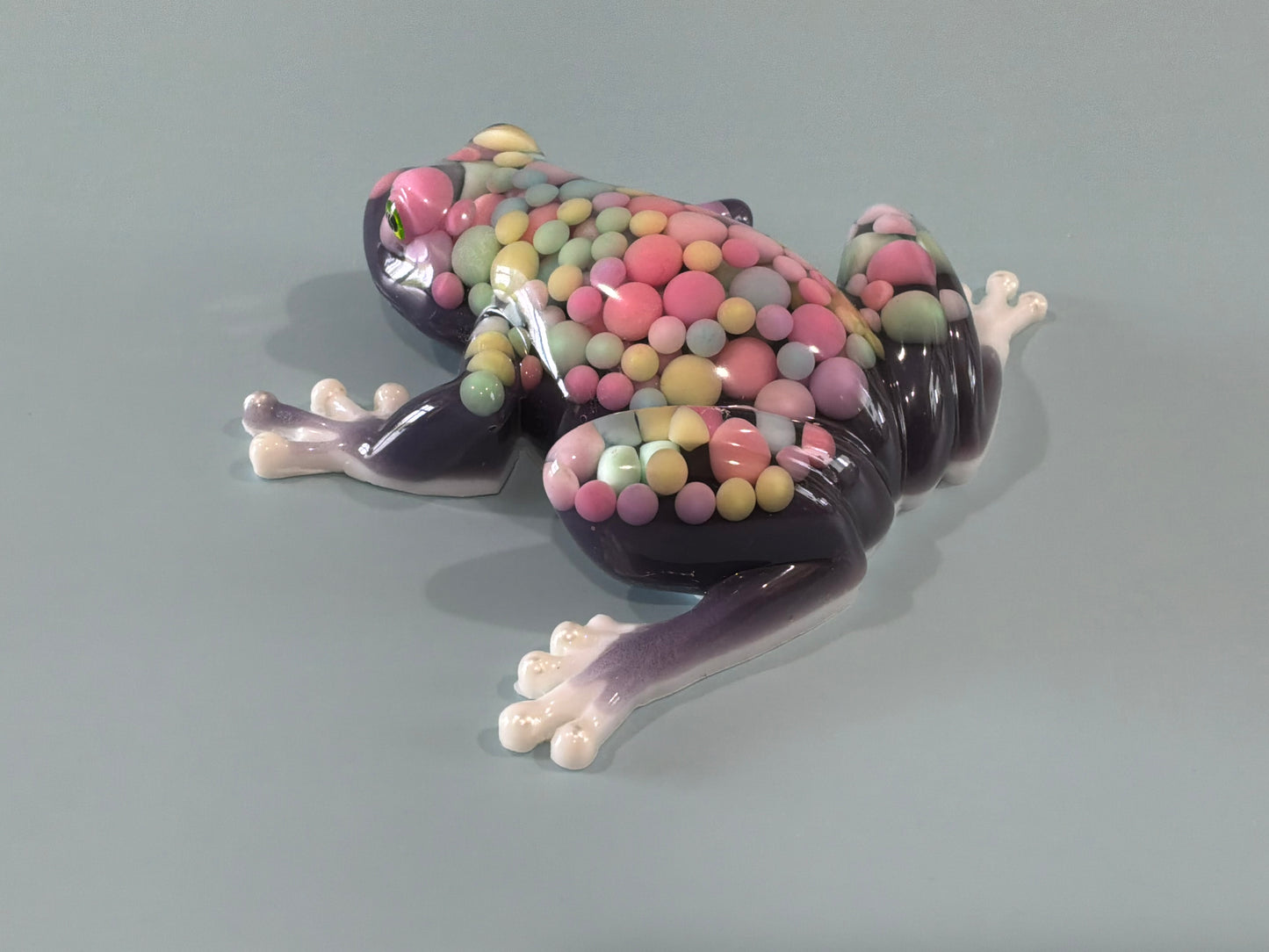 Acrylic Resin Art Frog | Decorative Paperweight