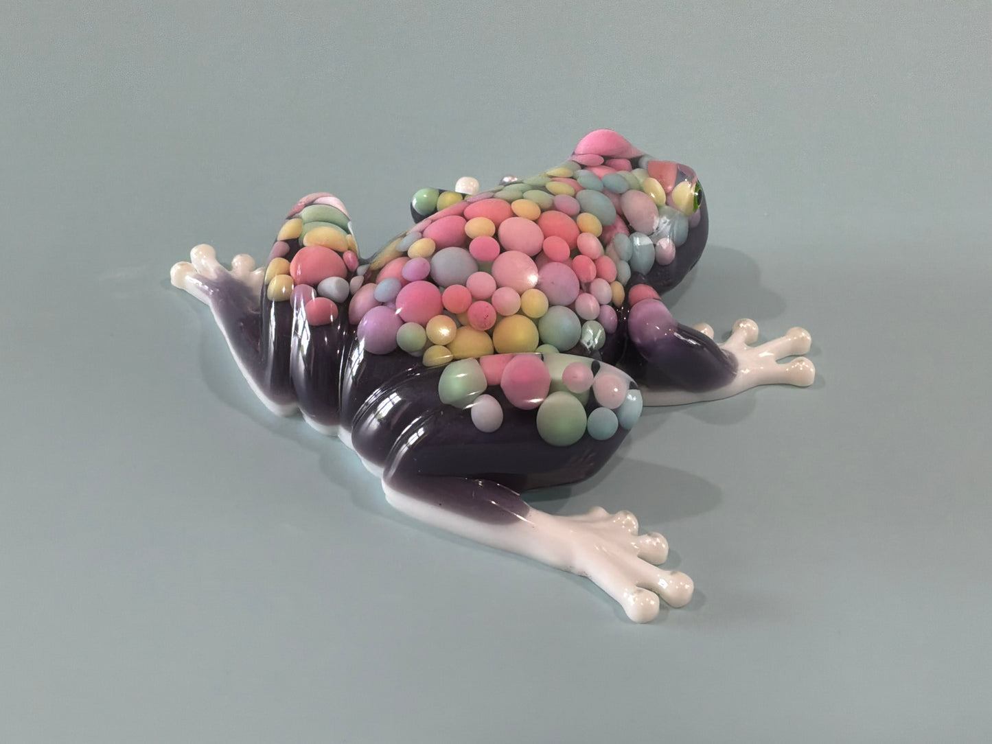 Acrylic Resin Art Frog | Decorative Paperweight