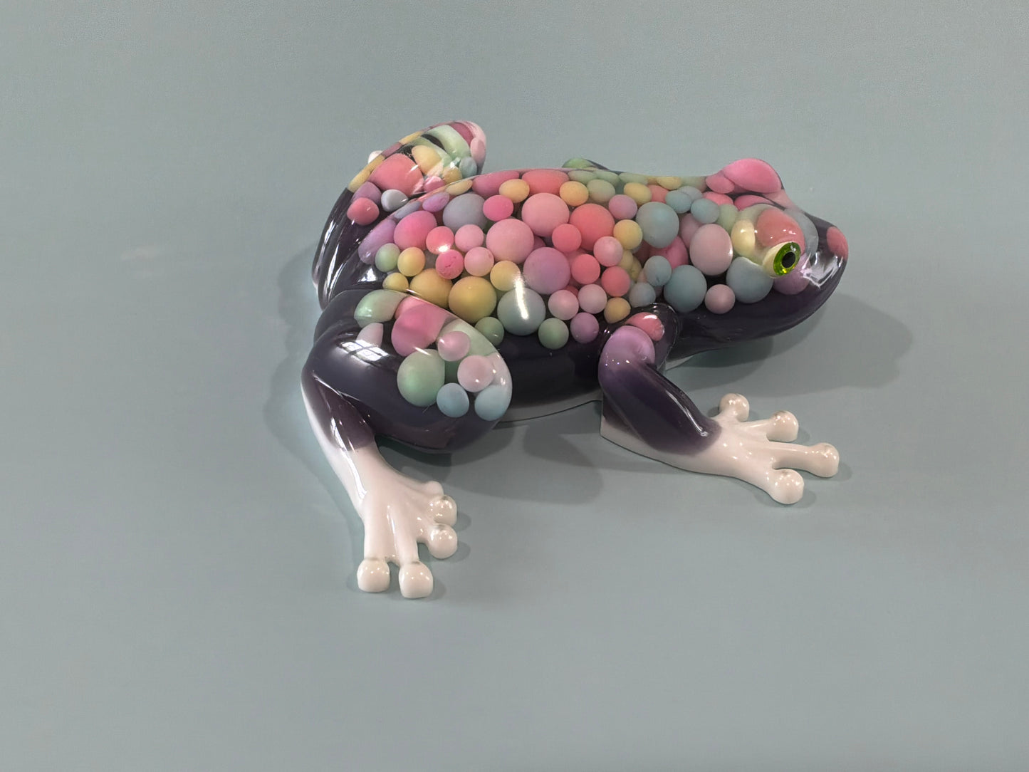 Acrylic Resin Art Frog | Decorative Paperweight