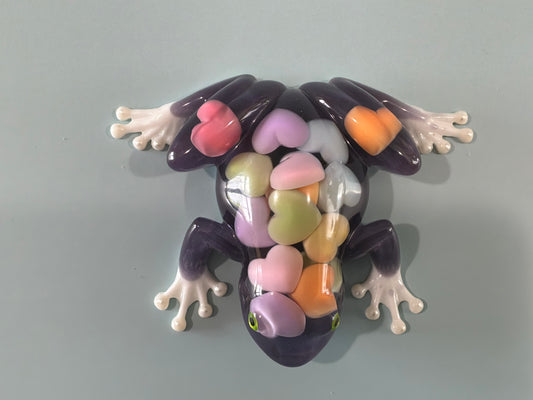 Acrylic Resin Art Frog | Decorative Paperweight