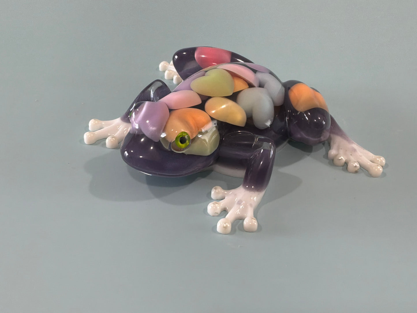 Acrylic Resin Art Frog | Decorative Paperweight