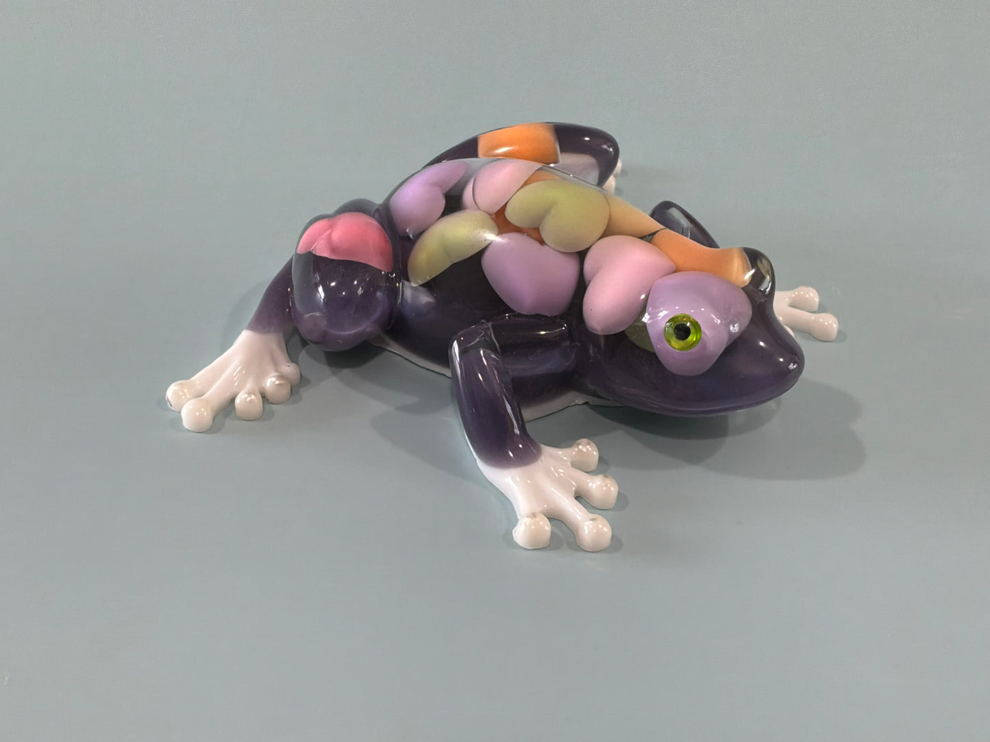 Acrylic Resin Art Frog | Decorative Paperweight