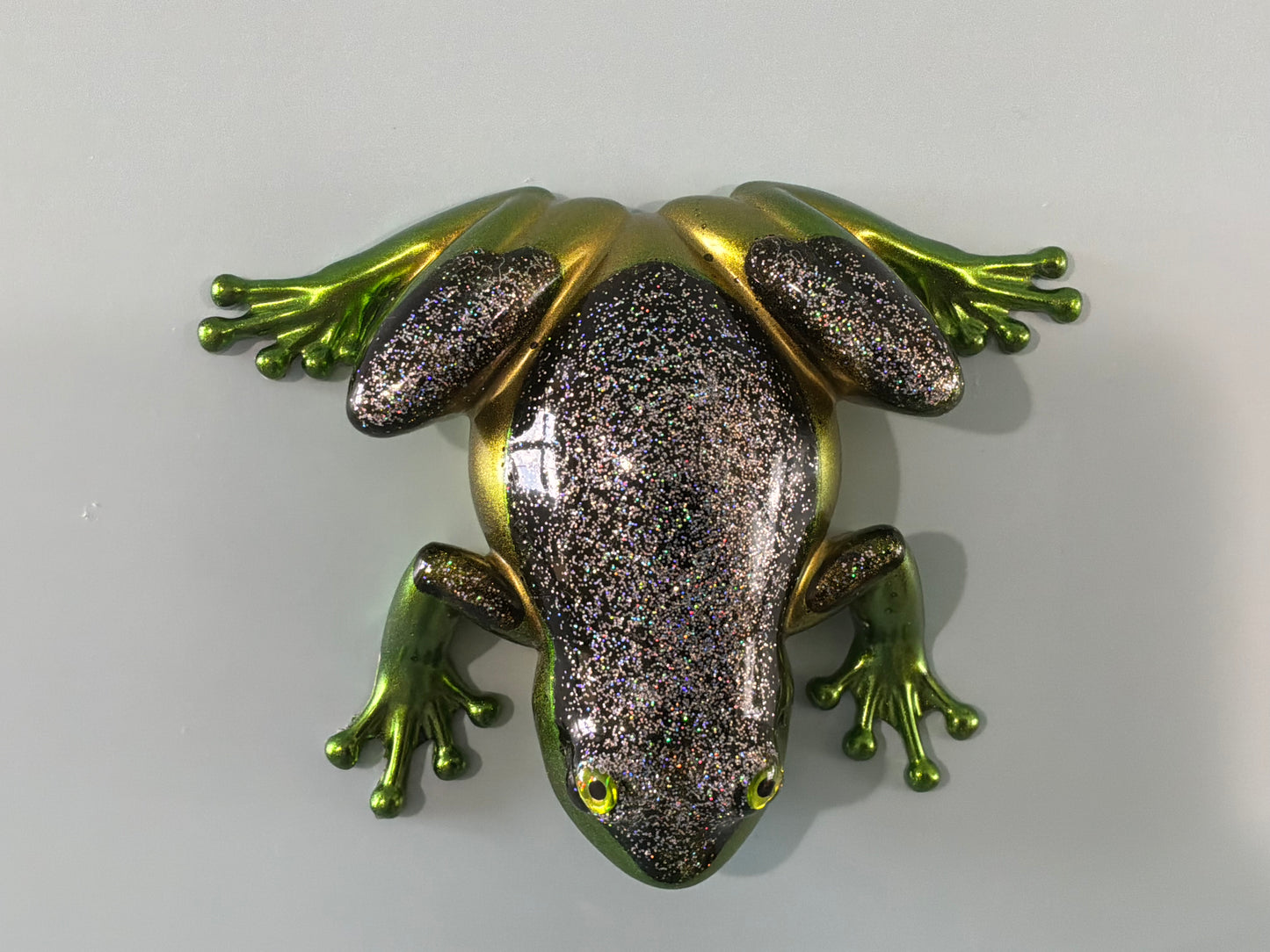 Acrylic Resin Art Frog | Decorative Paperweight