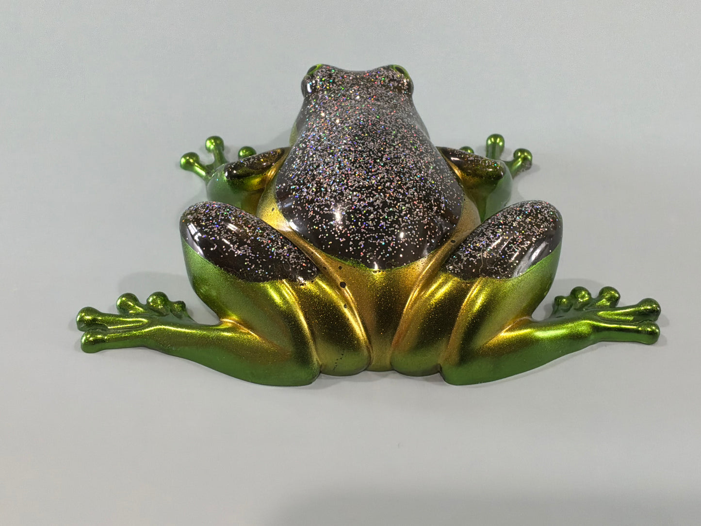 Acrylic Resin Art Frog | Decorative Paperweight