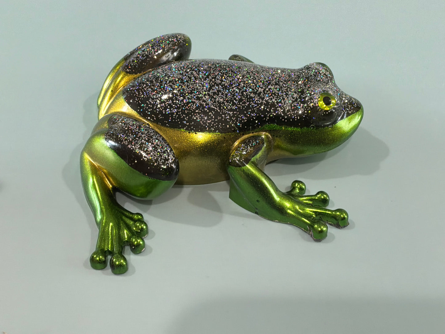 Acrylic Resin Art Frog | Decorative Paperweight