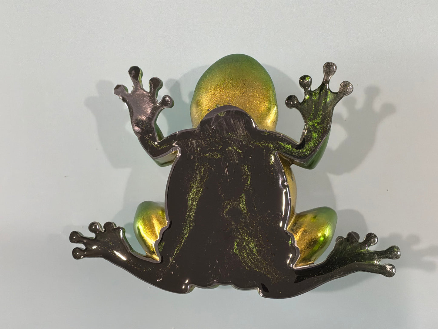 Acrylic Resin Art Frog | Decorative Paperweight