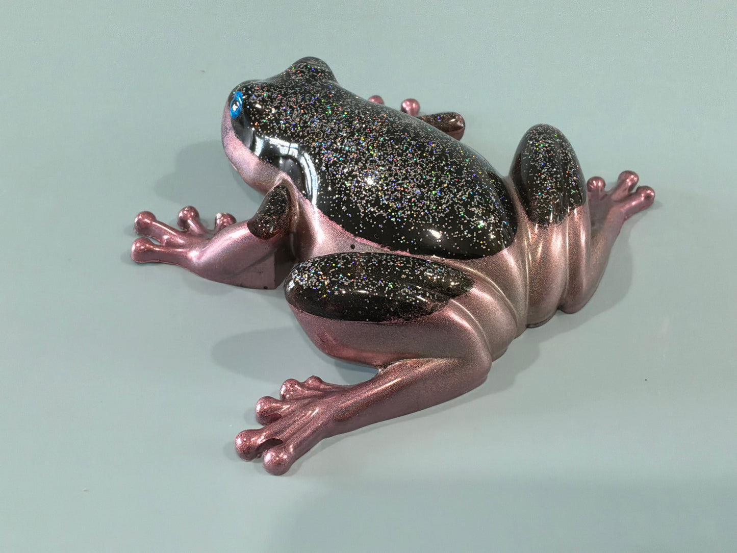Acrylic Resin Art Frog | Decorative Paperweight
