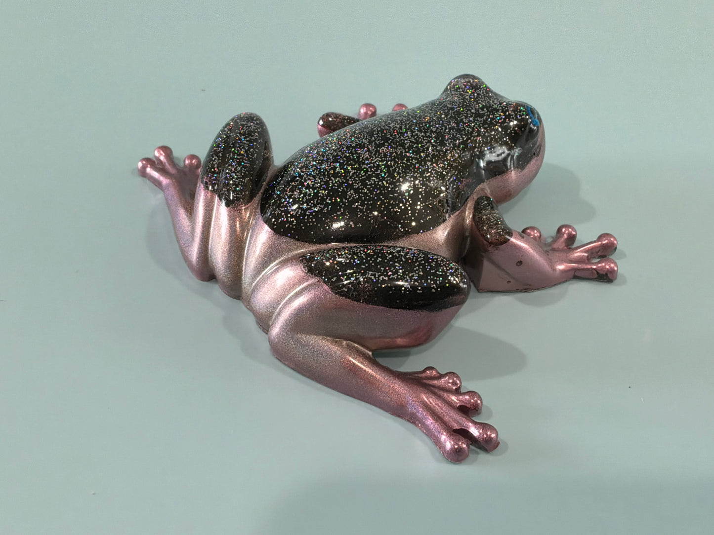 Acrylic Resin Art Frog | Decorative Paperweight