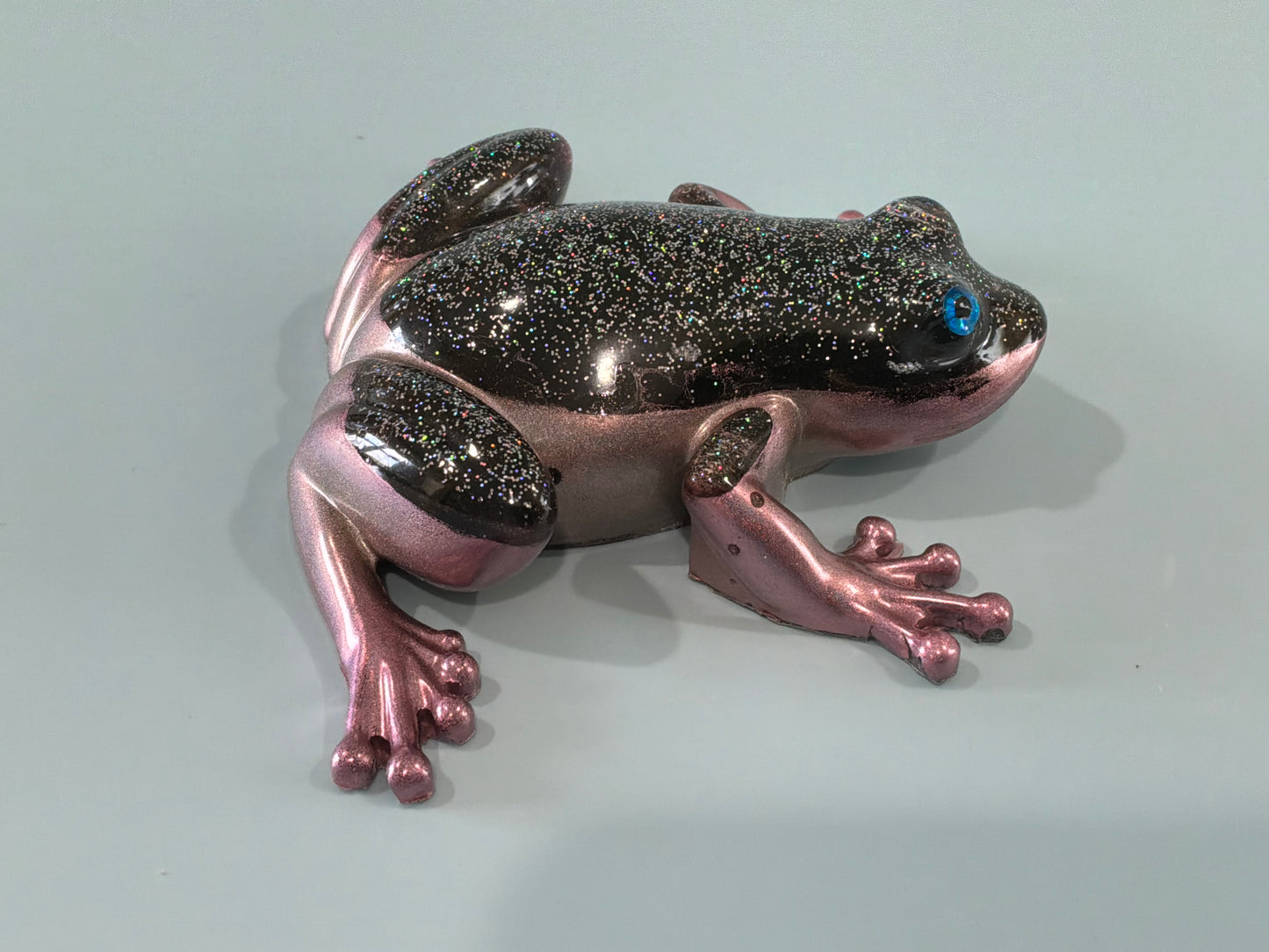 Acrylic Resin Art Frog | Decorative Paperweight