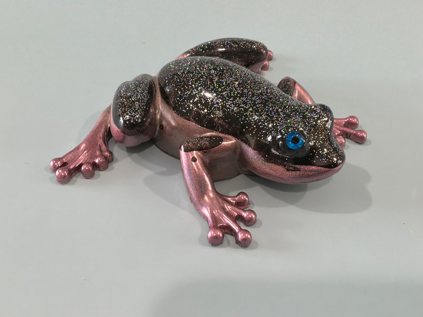 Acrylic Resin Art Frog | Decorative Paperweight