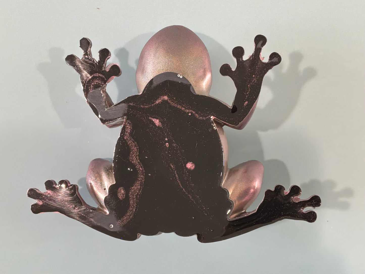 Acrylic Resin Art Frog | Decorative Paperweight