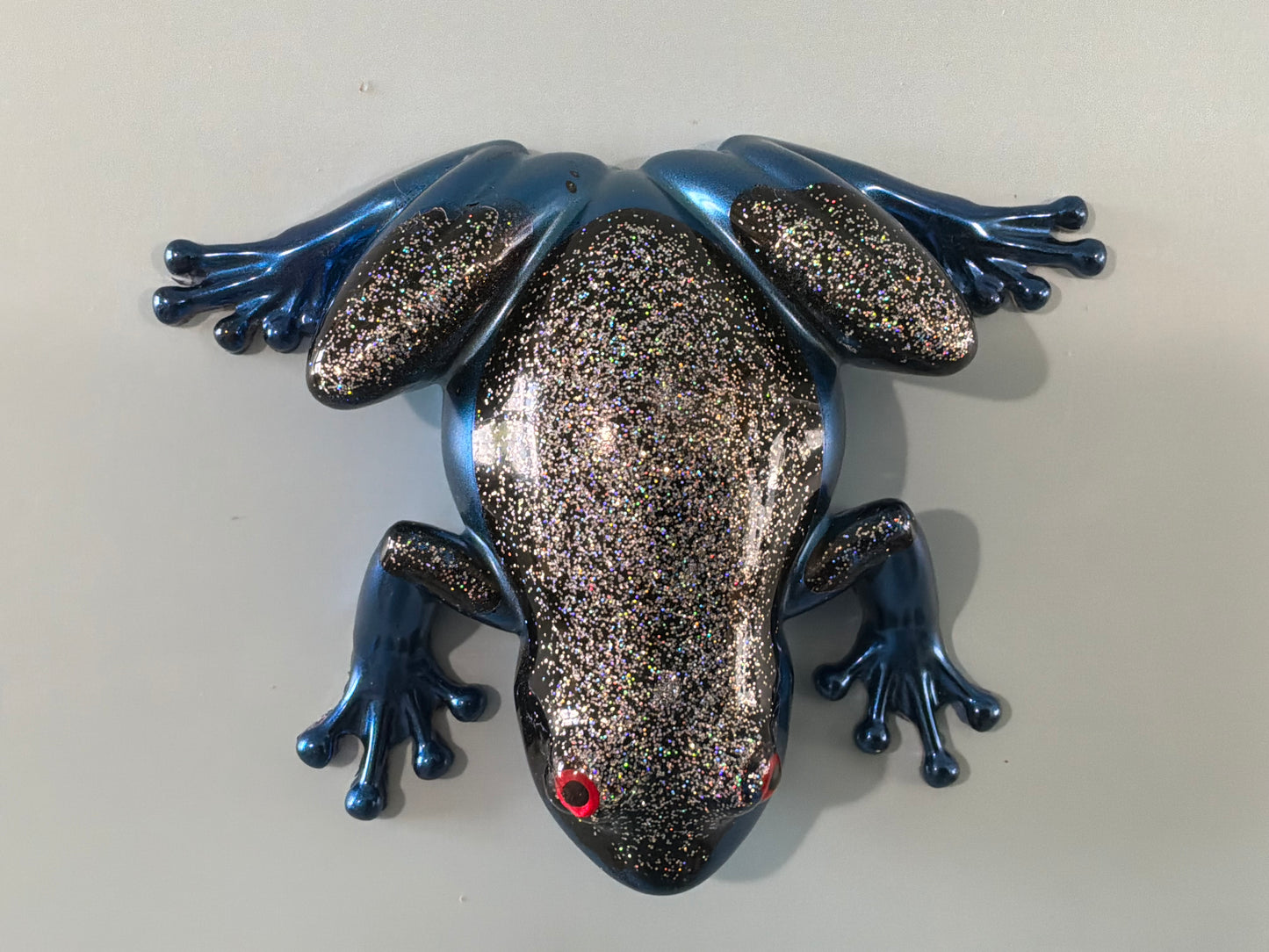 Acrylic Resin Art Frog | Decorative Paperweight