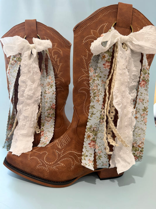 Boot Bows, Festival Concert Wear, Western Wedding Boot Accessory