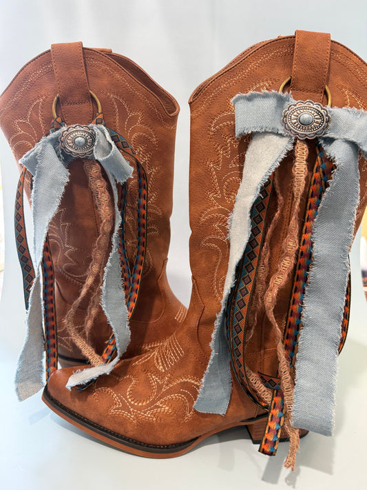 Boot Bows, Festival Concert Wear, Western Boot Accessory