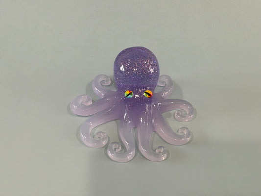 Acrylic Resin Octopus Figurine | Cute Paperweight | Shelfsitter