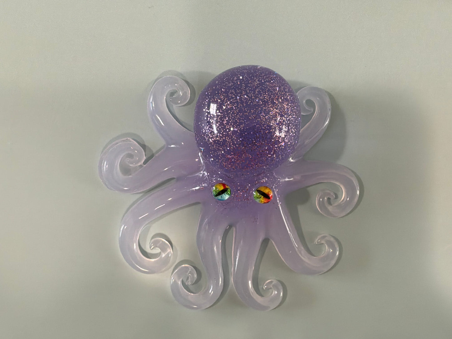 Acrylic Resin Octopus Figurine | Cute Paperweight | Shelfsitter
