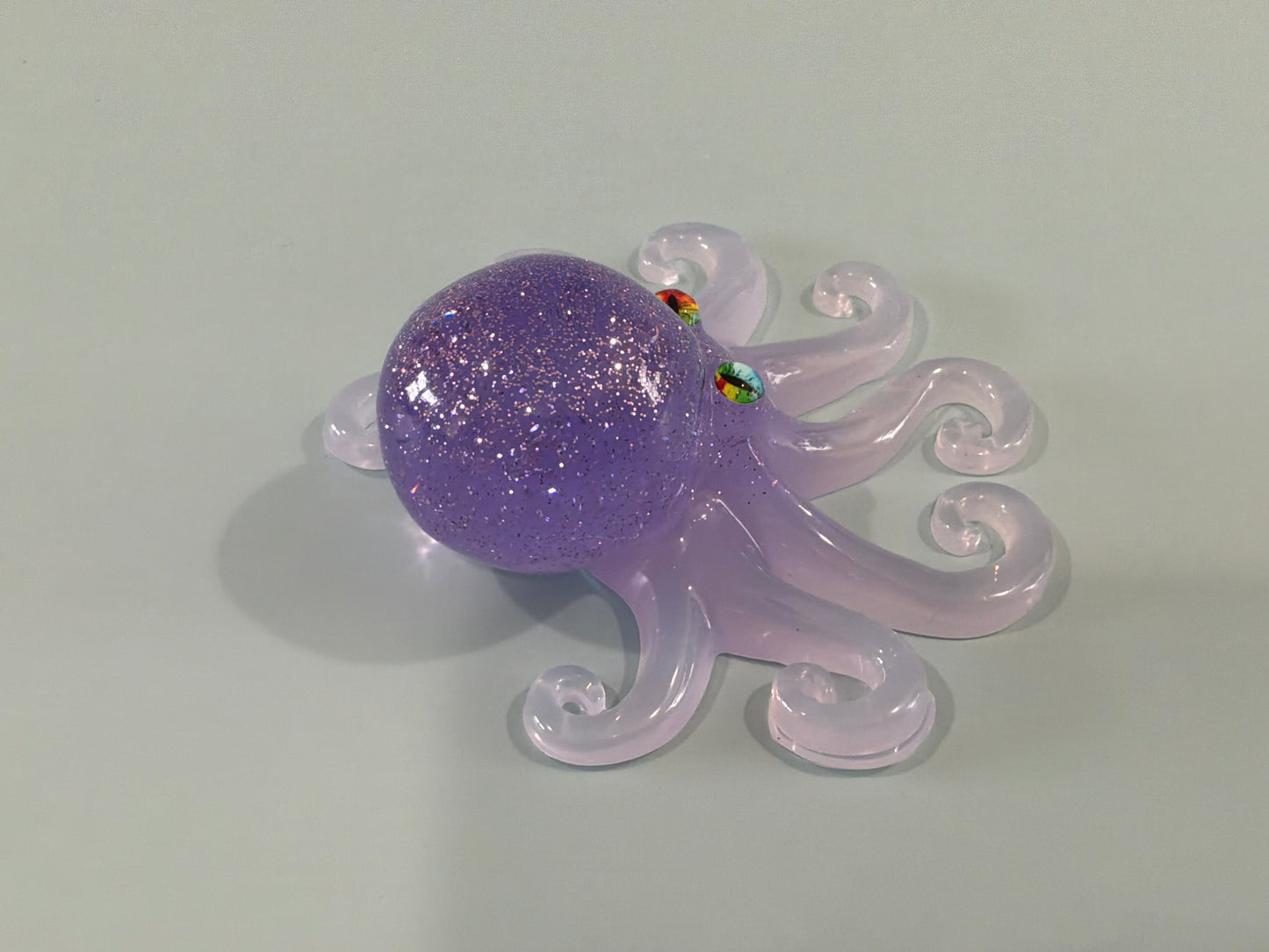 Acrylic Resin Octopus Figurine | Cute Paperweight | Shelfsitter