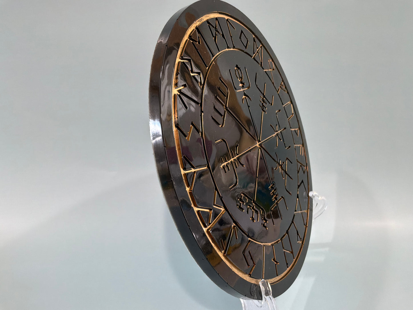 Acrylic Resin Viking Compass | Runes