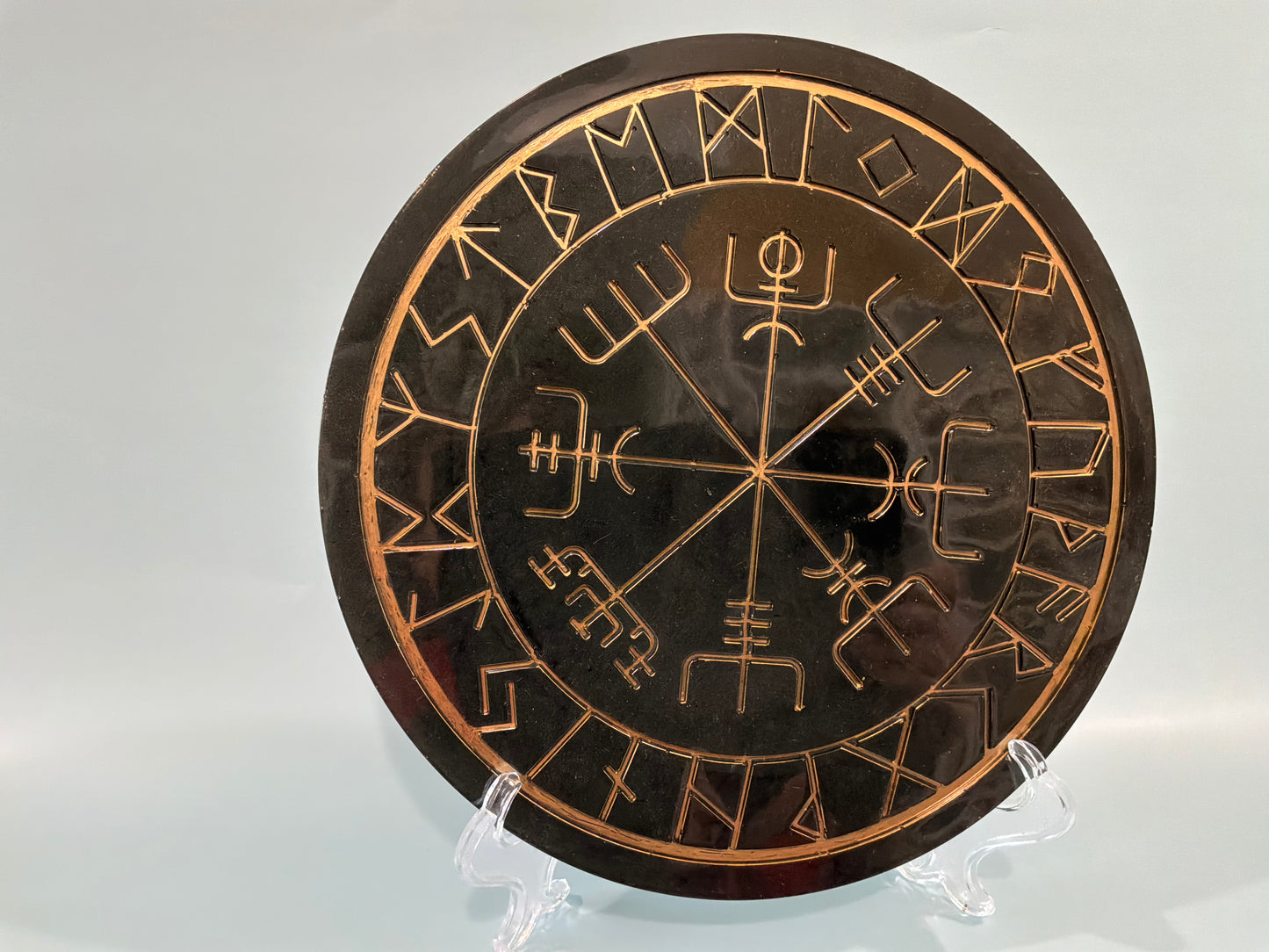 Acrylic Resin Viking Compass | Runes