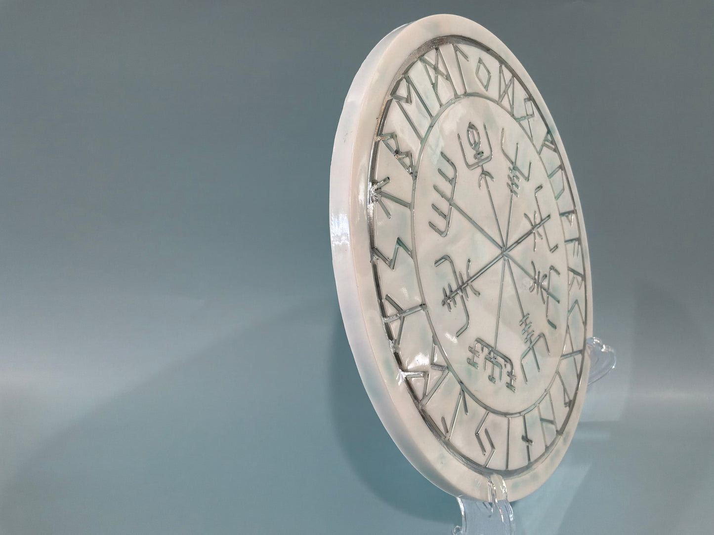 Acrylic Resin Viking Compass | Runes