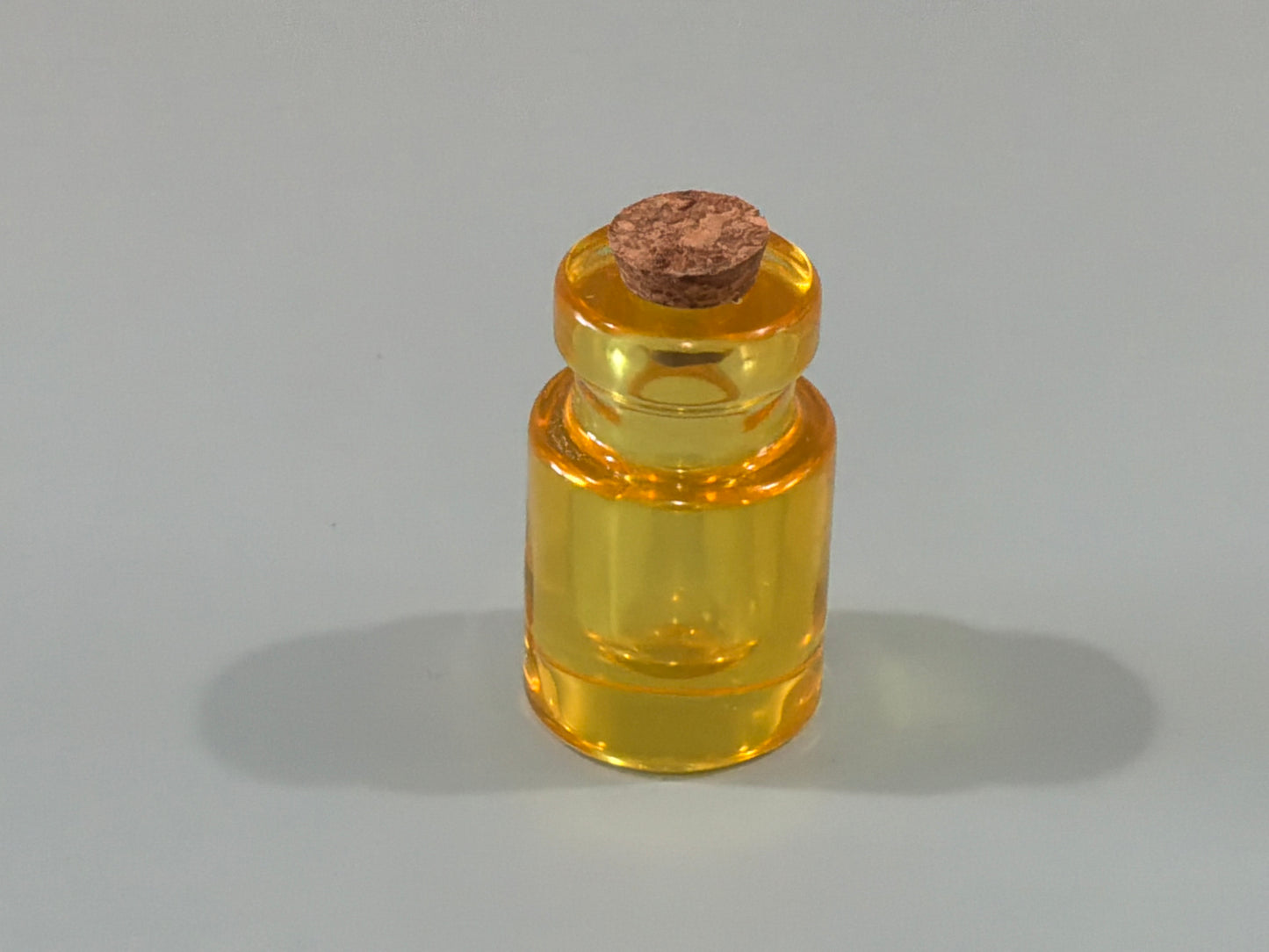 Yellow Acrylic Resin Mini Bottle