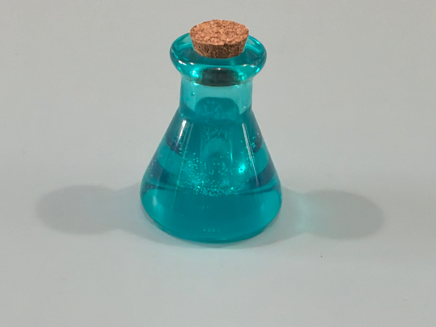 Blue Acrylic Resin Mini Bottle