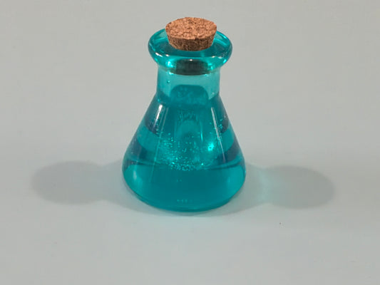 Blue Acrylic Resin Mini Bottle