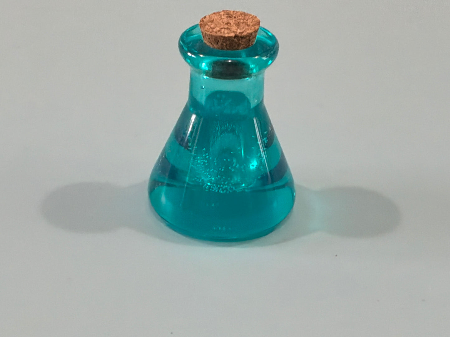 Blue Acrylic Resin Mini Bottle