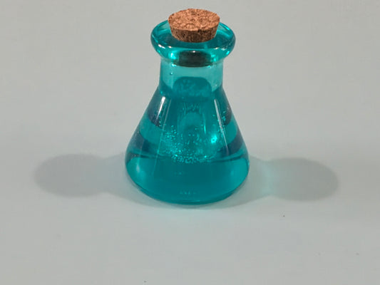 Blue Acrylic Resin Mini Bottle
