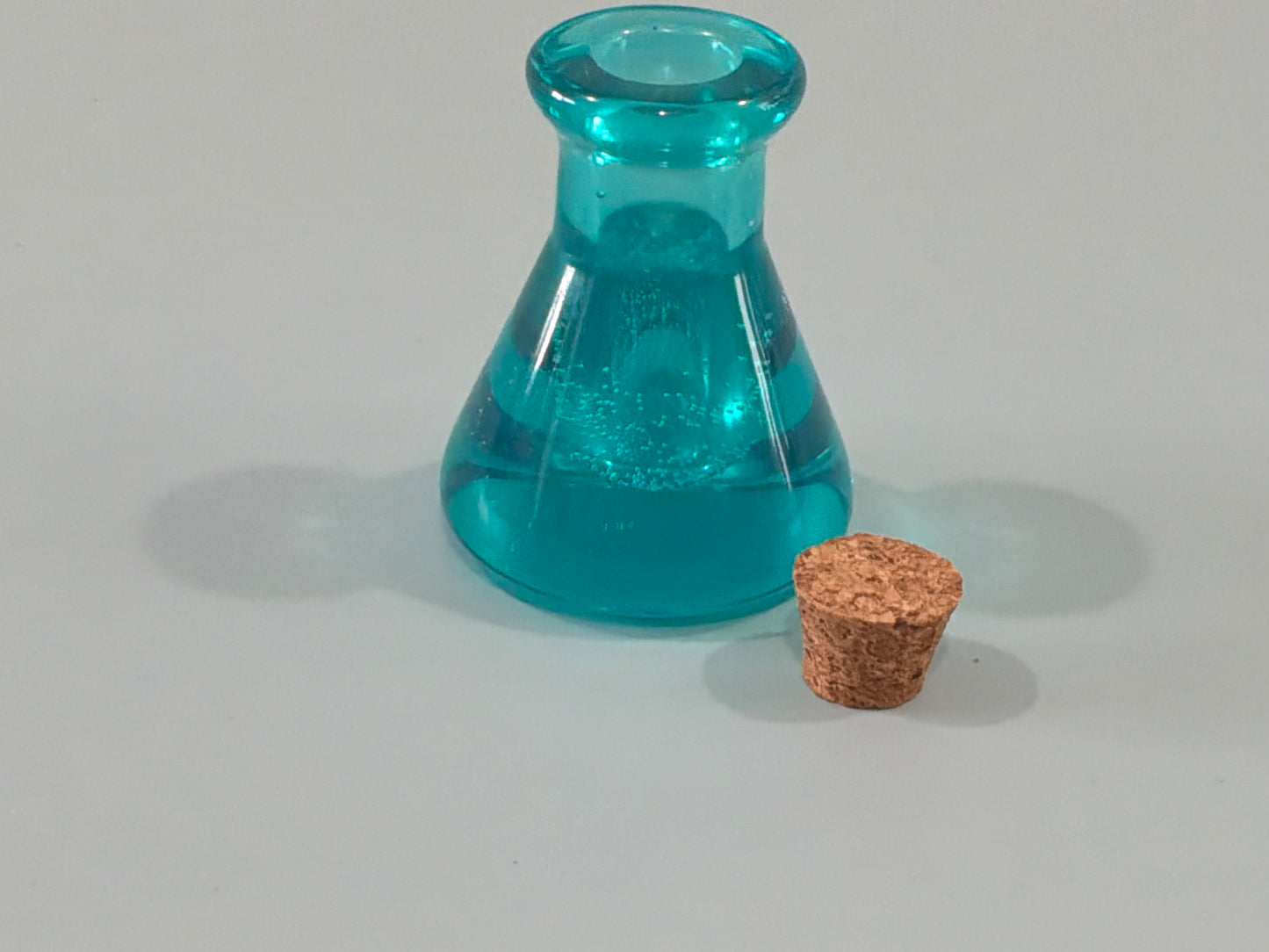 Blue Acrylic Resin Mini Bottle
