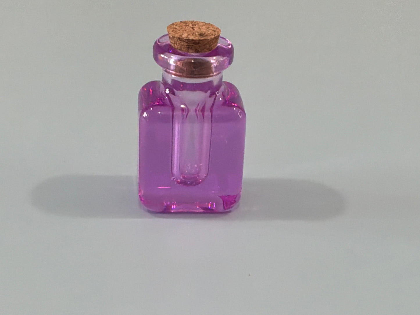 Purple Acrylic Resin Mini Bottle