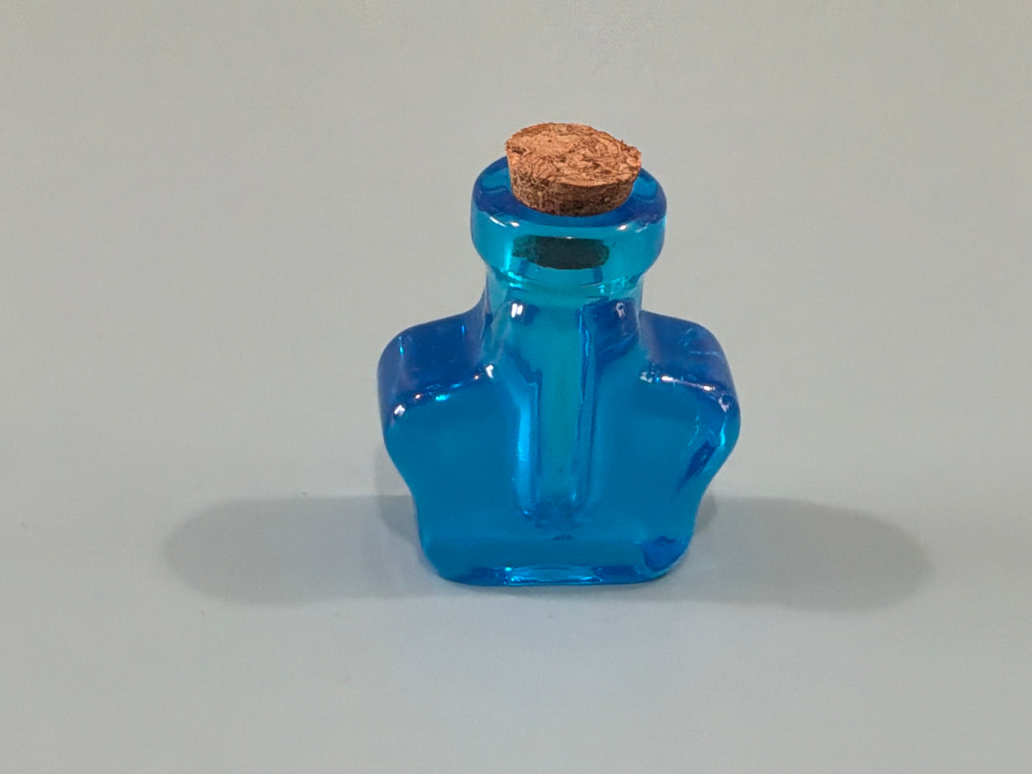 Blue Star-Shaped Acrylic Resin Mini Bottle