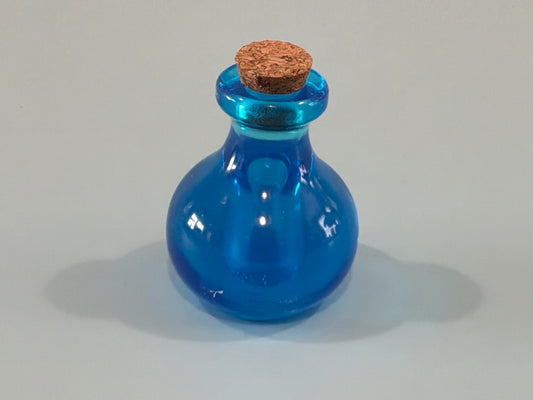 Blue Acrylic Resin Mini Bottle