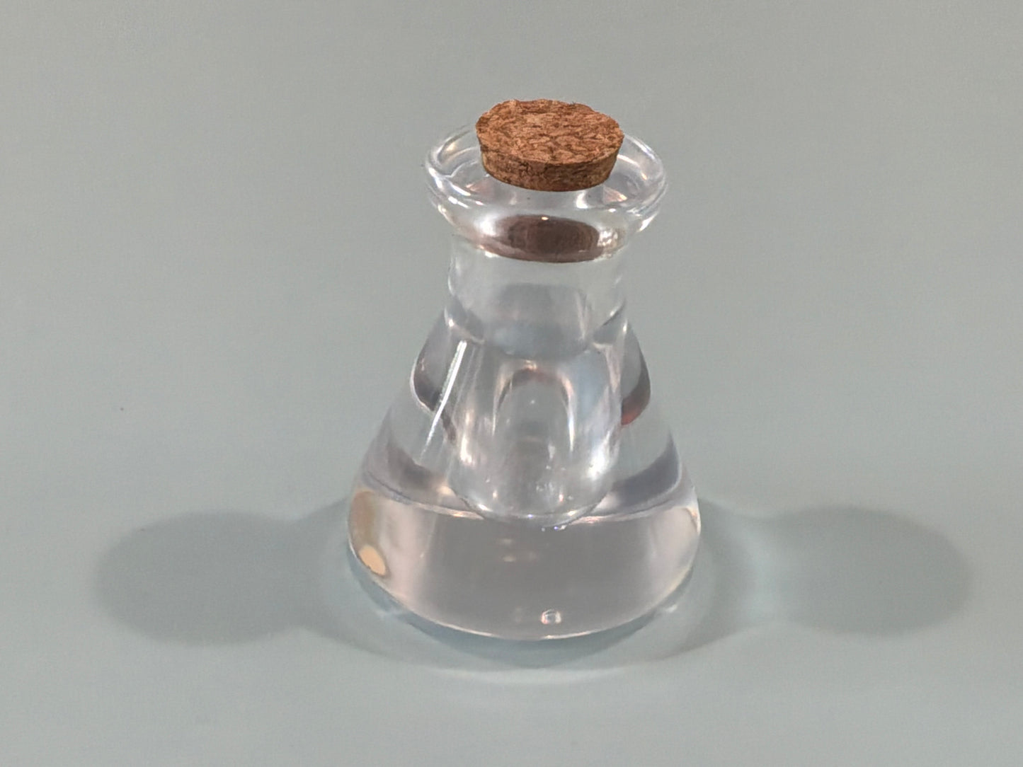 Clear Acrylic Resin Mini Bottle