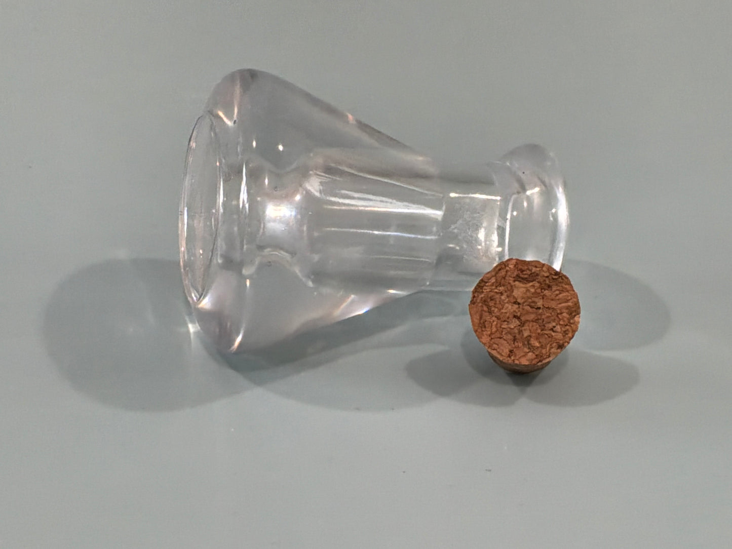 Clear Acrylic Resin Mini Bottle