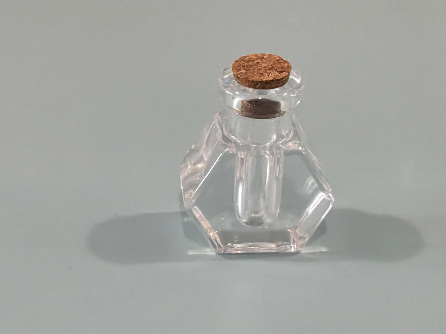 Clear Acrylic Resin Mini Bottle