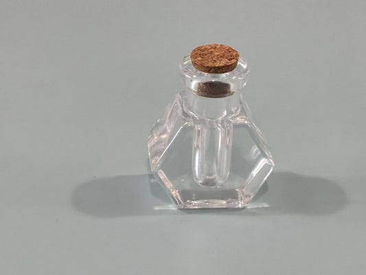 Clear Acrylic Resin Mini Bottle
