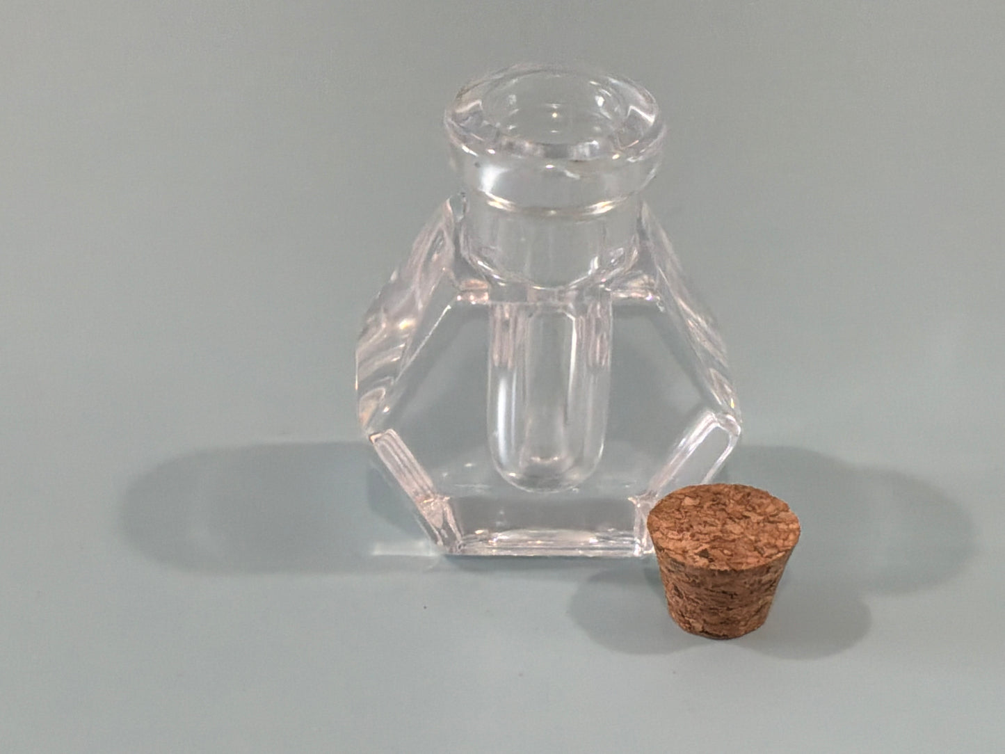 Clear Acrylic Resin Mini Bottle