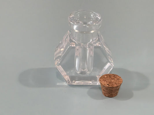 Clear Acrylic Resin Mini Bottle