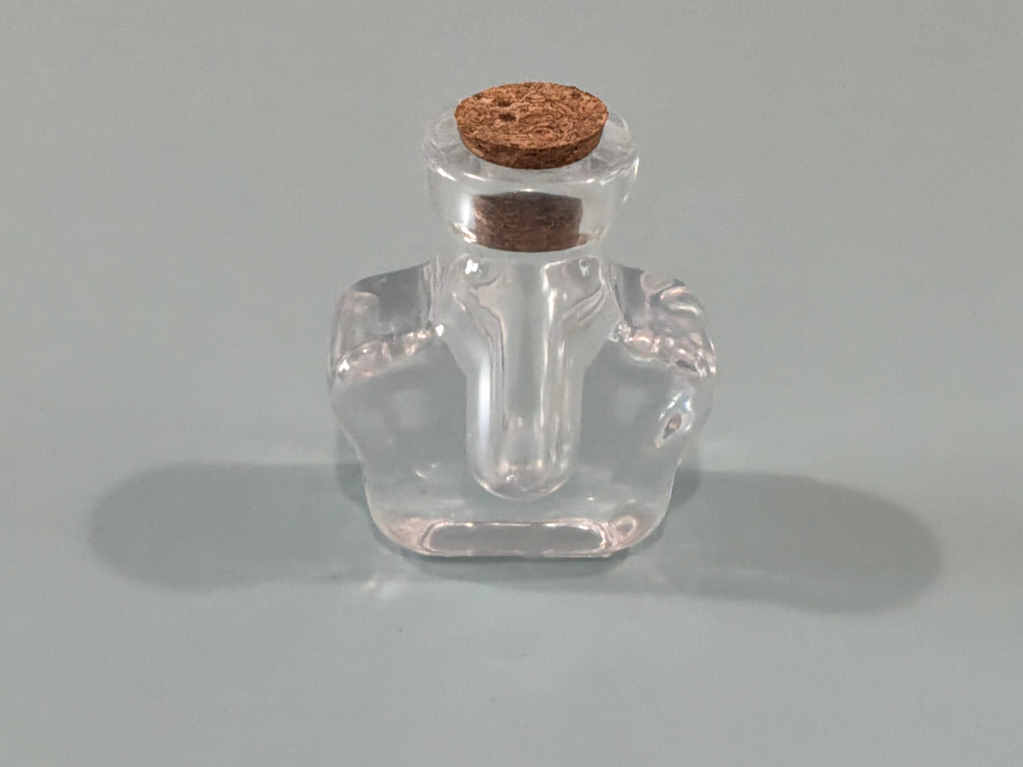 Clear Star-Shaped Acrylic Resin Mini Bottle