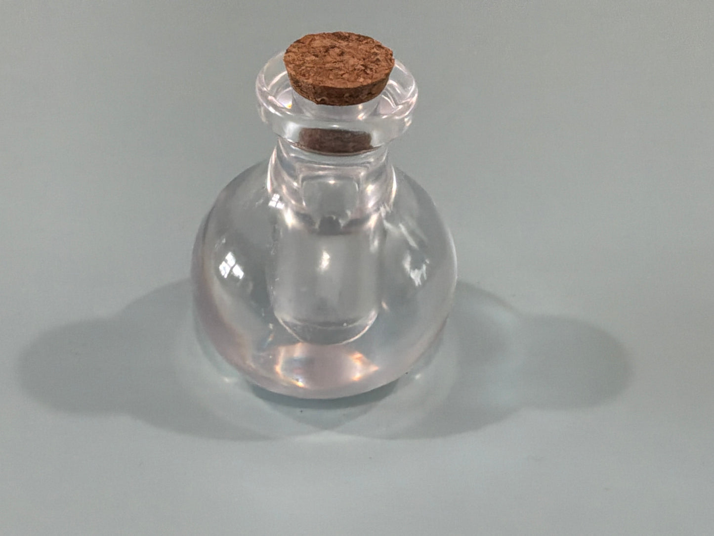 Clear Acrylic Resin Mini Bottle