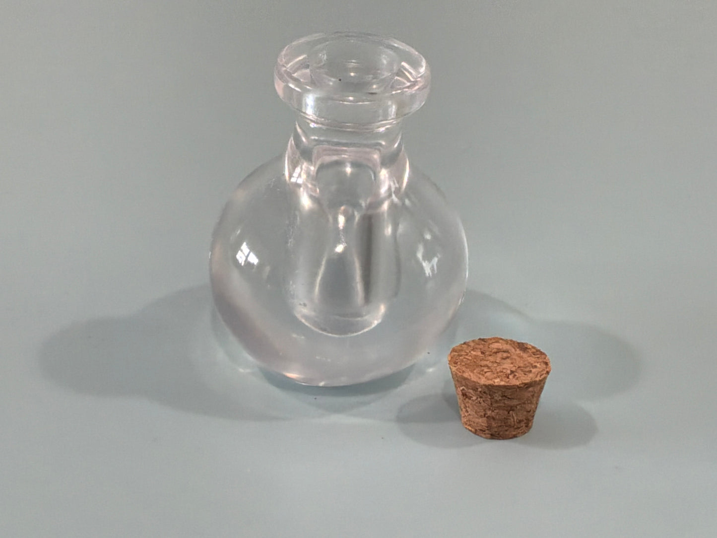 Clear Acrylic Resin Mini Bottle