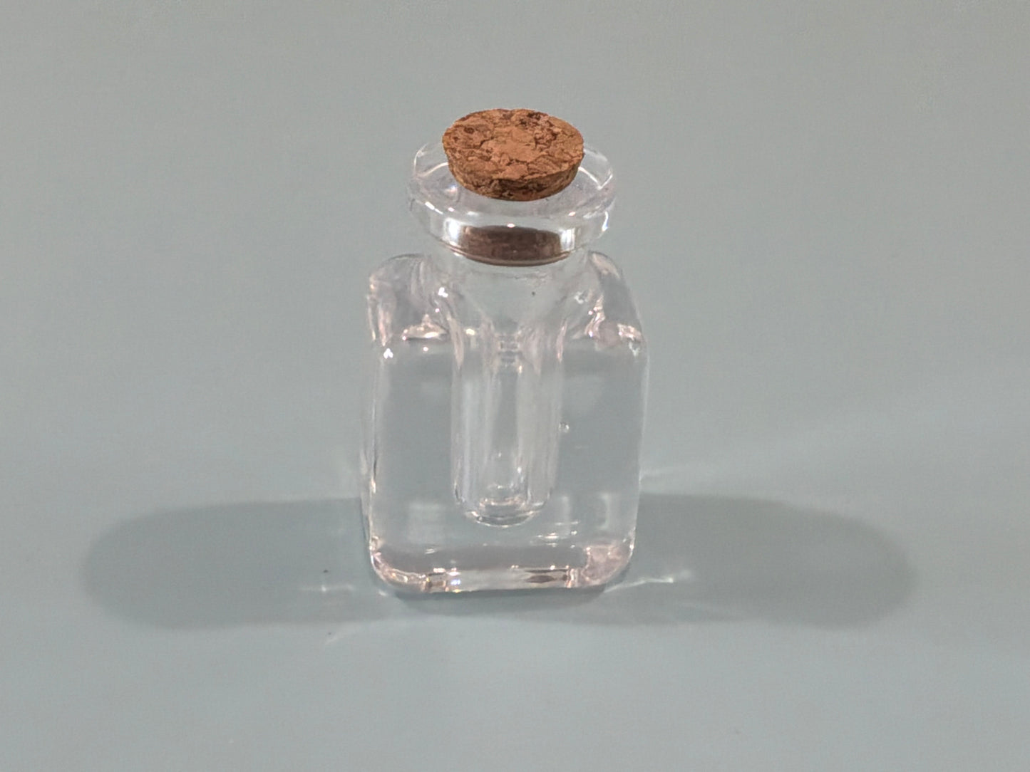 Clear Acrylic Resin Mini Bottle
